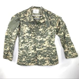 Military Army Combat Field Jacket Coat Medium Long